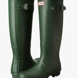 Like New - Green Tall Hunter Rain Boots